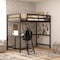 Flash Furniture Espresso Twin Loft Bed Frame with Desk and Ladder MH-LBD5-ESP-T-GG - alternate 1